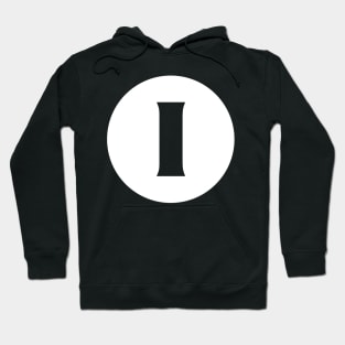 I (Letter Initial Monogram) Hoodie